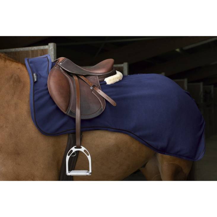 Ratsastusloimi Teddy 140cm navy fleece Equitheme - Hevosen selkä- ja ratsastusloimet - 027553 - 1
