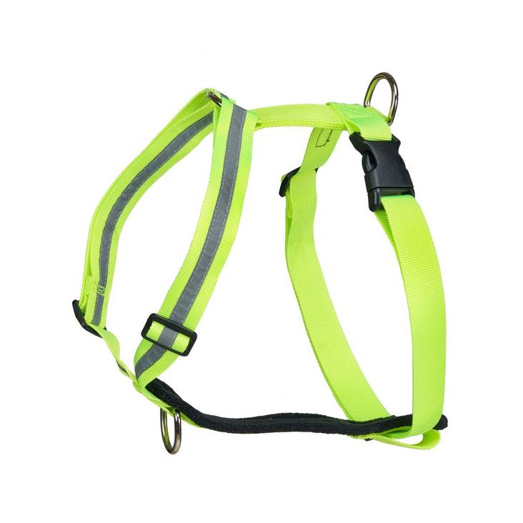 Säätövaljas Salon kirkas keltainen FinNero - Koiran Y-valjaat - 030983 - 1