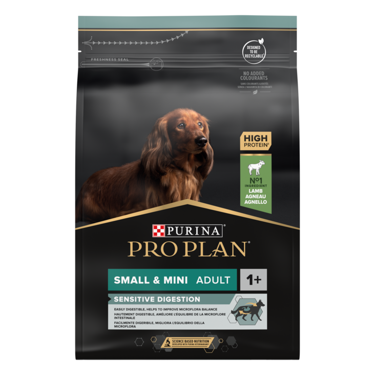 Sensitive Digestion Adult 1+ Small & Mini 3kg Pro Plan - Koiran kuivaruoat aikuisille koirille - 012583 - 2