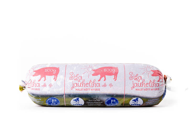 Sika jauheliha 500g luuton Tessu - Koiralle pakastelihat ja -elimet - 028503 - 1