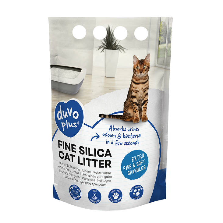 Silicahiekka Premium fine 5L Duvo+ - Kissanhiekat ja hiekan hajusteet - 024873 - 1