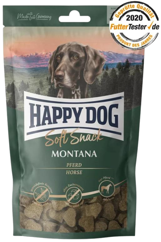 Soft Snack Montana 100g hevonen Happy Dog - Koiran herkut ja makupalat - 018493 - 2