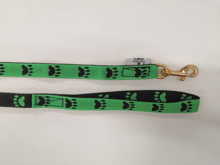 Talutin pistoolilukolla 20mm/2m tassu vihreäi-musta Fox Dog Sports - Jälki-, koulutusliinat, kapulat - 023423 - 1