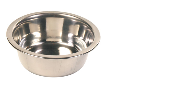 Teräskuppi 2,8L 24cm Trixie - Koiran metallikupit ja telineet - 013013 - 1