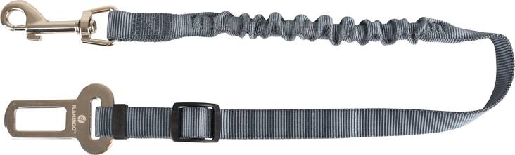 Turvavyöliitin joustolla Ruka eri kokoja musta Flamingo - Koiran turvavaljaat ja liittimet - 035473 - 1