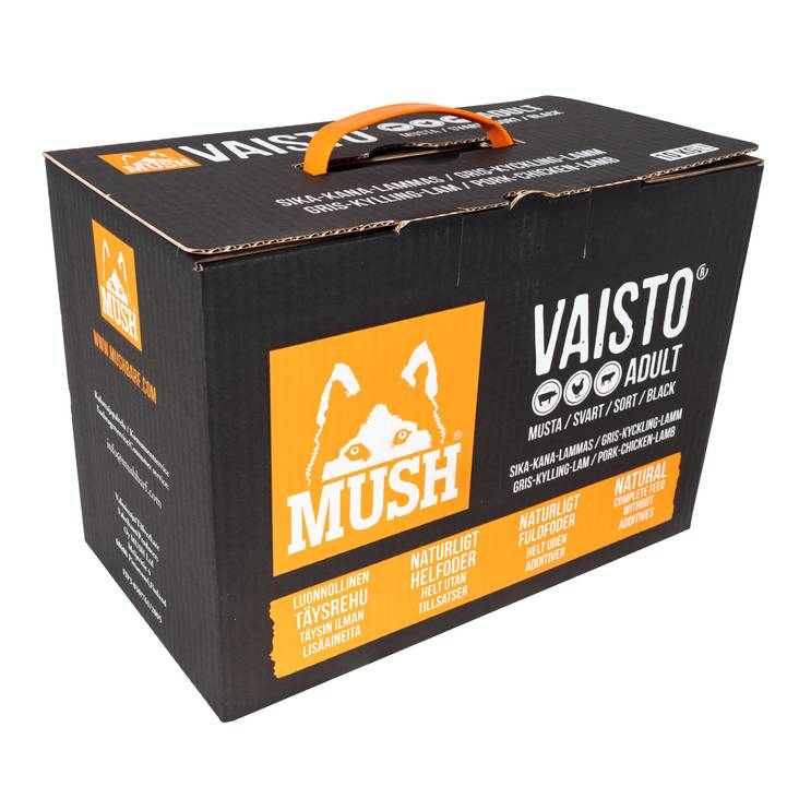 Vaisto MUSTA 10kg levyt MUSH - Pakaste täys- ja täydennysravinnot - 010853 - 1