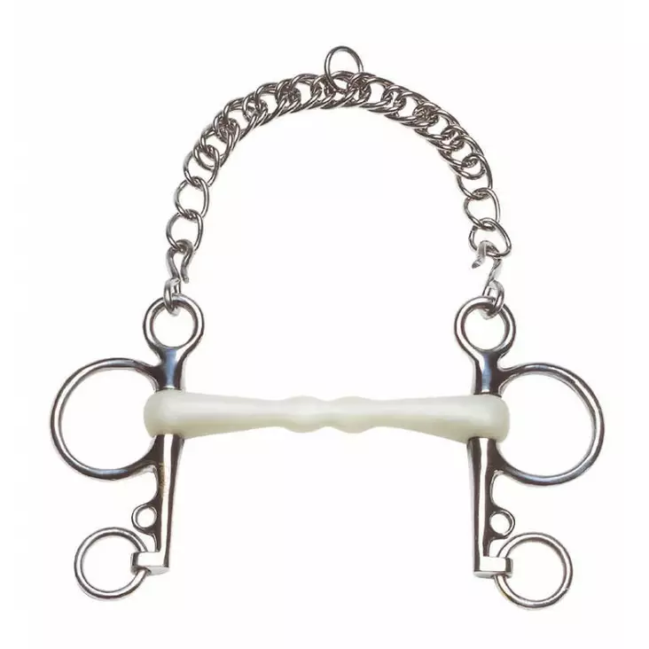 Pelham suorakumi 13,5cm taipuva Feeling - Suorat kuolaimet hevoselle - 015483 - 1