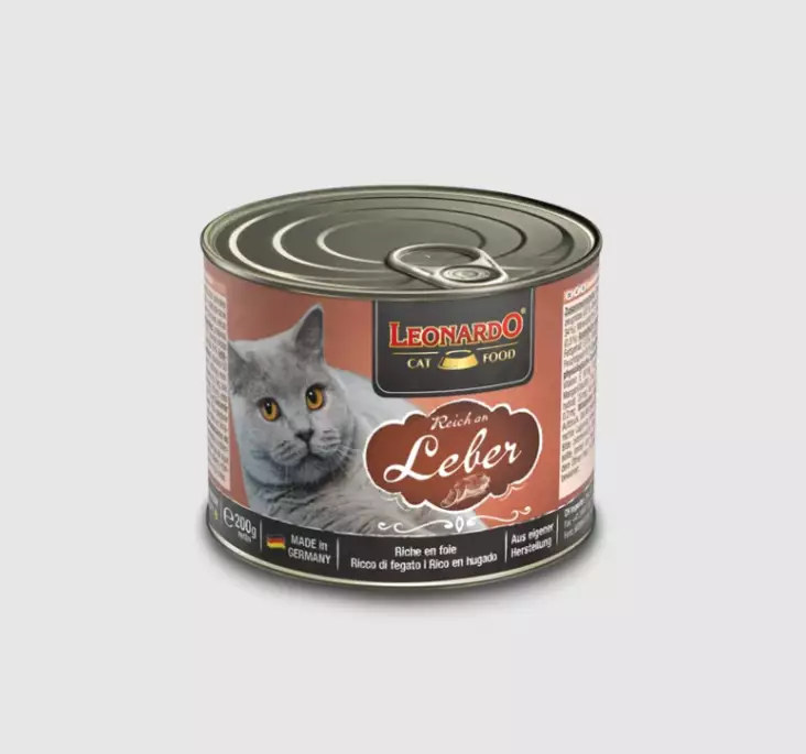 Maksa 200g prk Leonardo Rich in - Aikuisten kissojen säilykkeet - 045663 - 1