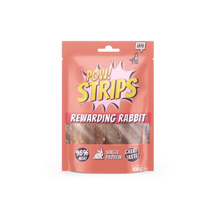 Namisuikale kani Rewarding Rabbit 100g POW! - Koiran herkut ja makupalat - 053693 - 1