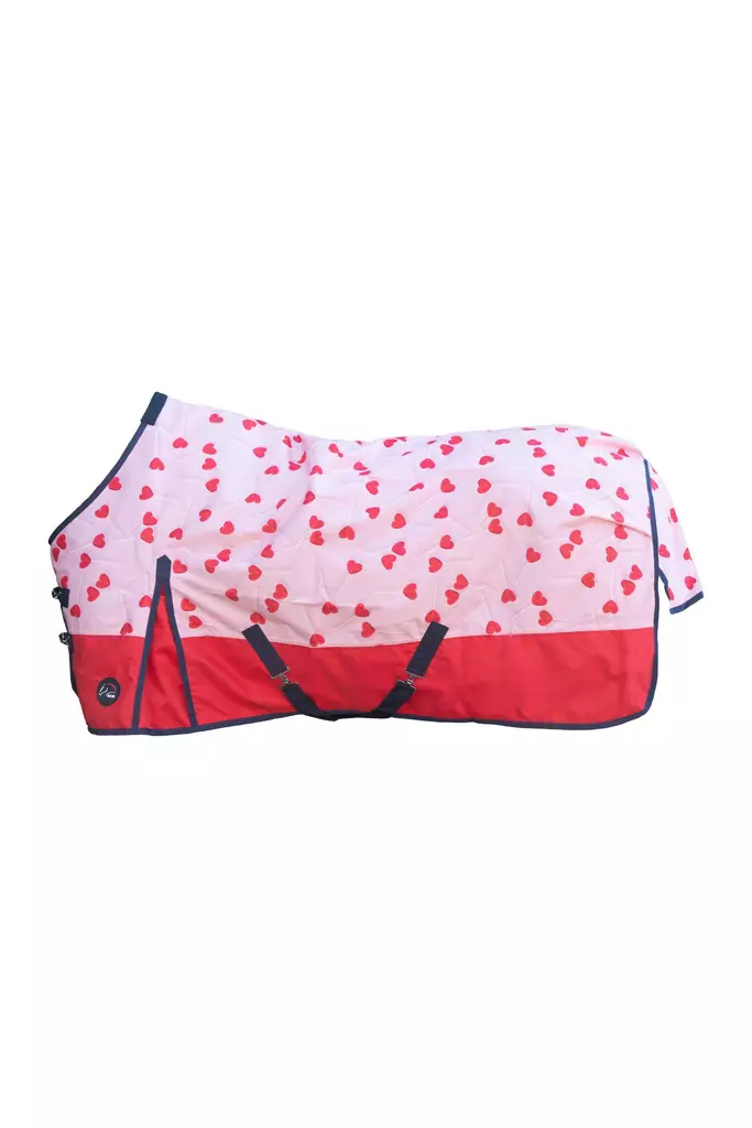 Ulkoloimi Lollipop 100g 600D pinkki-punainen HKM-sports - Hevosen kevyttoppaloimet ulkoiluun - 054183 - 1