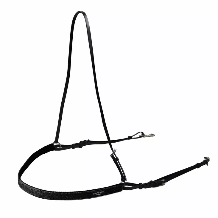 Rintaremmi Glamour suora FULL musta Star Tack - Ravurin valjaspaketit, silat & silanosat - 054233 - 1