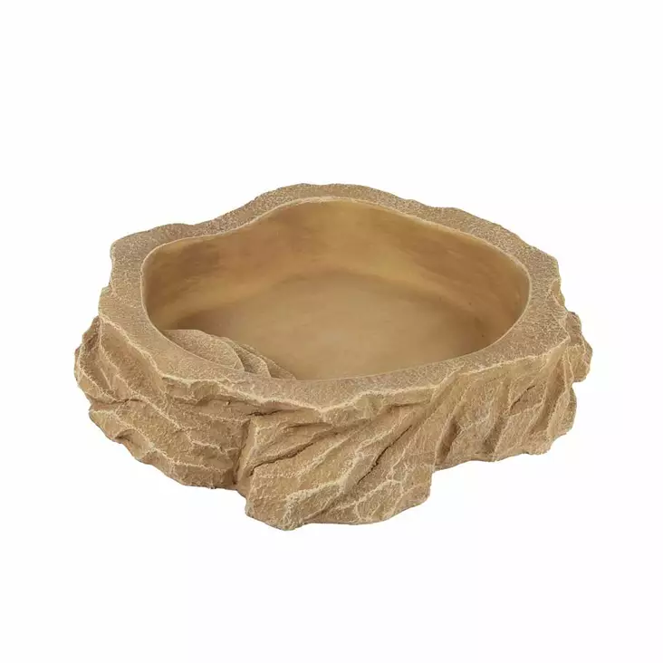 Vesi- tai ruokakuppi Sand XL 23x21,5x5cm ruskea Terra Della - Terraarion tarvikkeet ja kuivikkeet - 054243 - 1