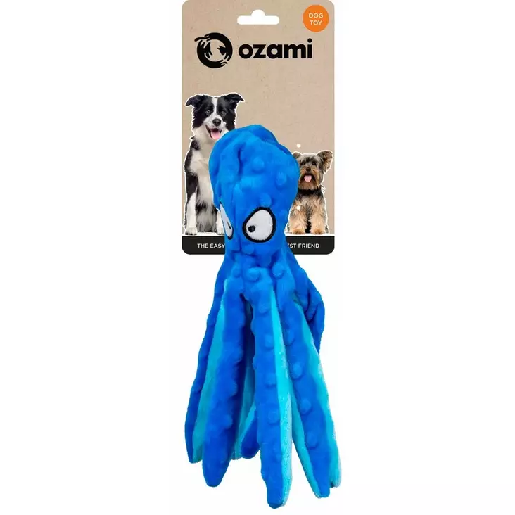 Rapinamustekala Octopus 33cm sininen OZami - Koiran pehmolelut - 054923 - 1