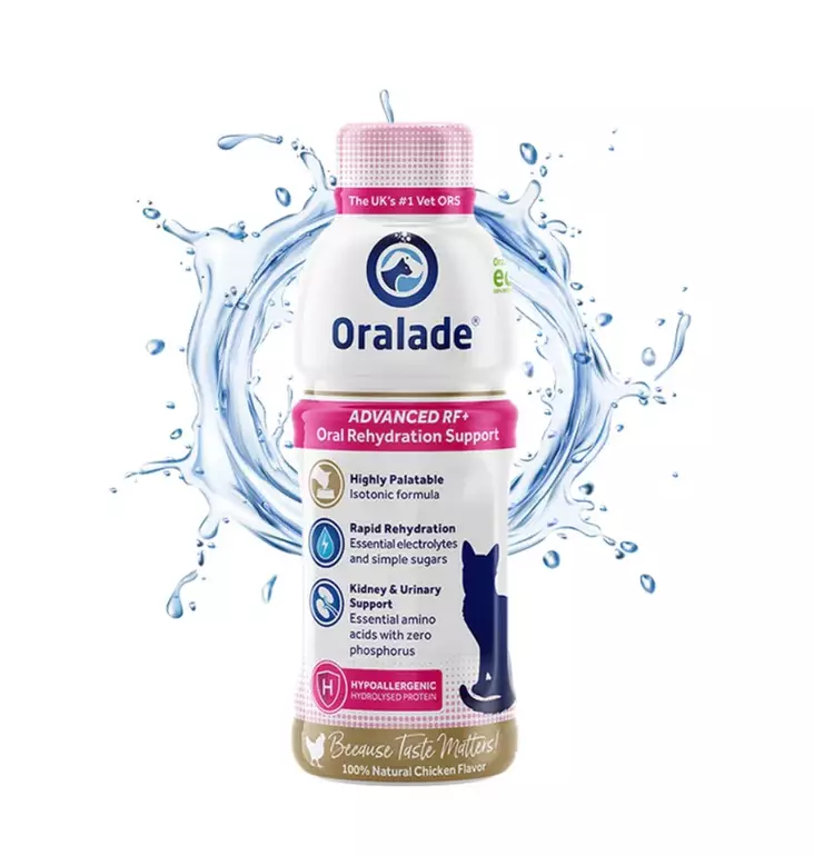 Nesteytysjuoma kissalle 330ml Oralade - Kissan vitamiinit ja lisäravinteet - 056903 - 1