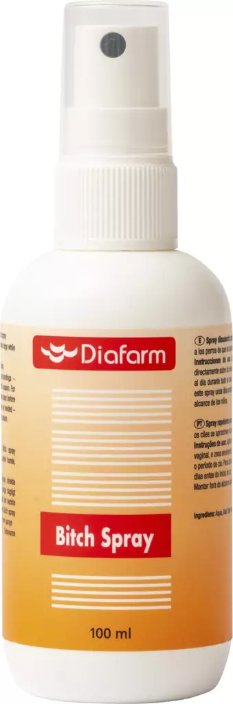 Narttusuihke Bitch spray 100ml Diafarm - Juoksuaika- ja pissasuojat - 057583 - 1