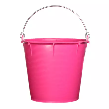 Ämpäri 7L roosa LD polythene max +70 - Hevosen ruokinta-astiat ja ämpärit - 001993 - 1