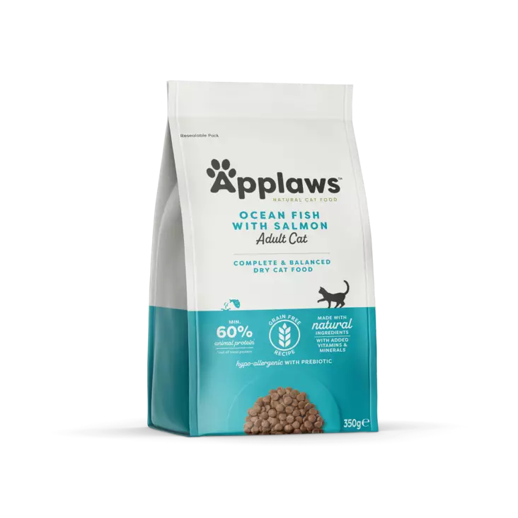Applaws Cat Grain Free Single Protein Recipe Ocean Fish & Salmon - Kissan kuivaruoat aikuisille kissoille - 002273 - 2