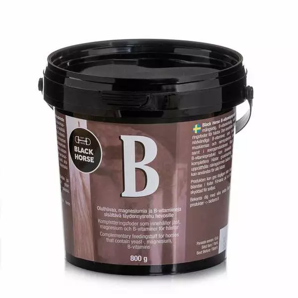 B-vitamiini jauhe Black Horse Fakta - Hevosen kivennäiset ja vitamiinit - 000973 - 2