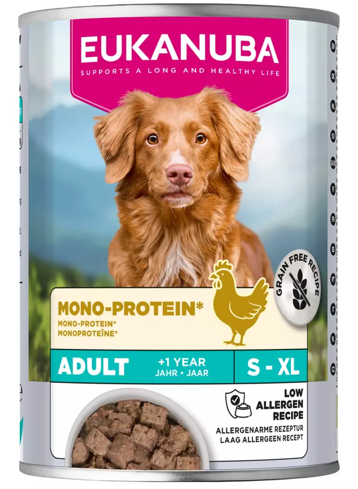 Dog Adult Kana Mono Protein 400g Special Care Eukanuba - Koiran säilykkeet aikuisille koirille - 057363 - 1