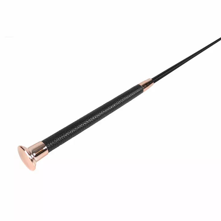 Esteraippa Leatherette 65cm musta - ruusukulta Hansbo Sport - Ratsastusraipat - 036523 - 1