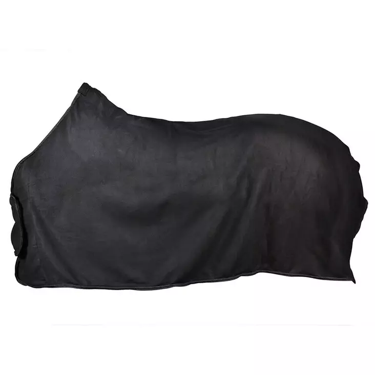 Fleeceloimi etuläpällä musta HS Hansbo Sport - Hevosen fleeceloimet - 052973 - 1