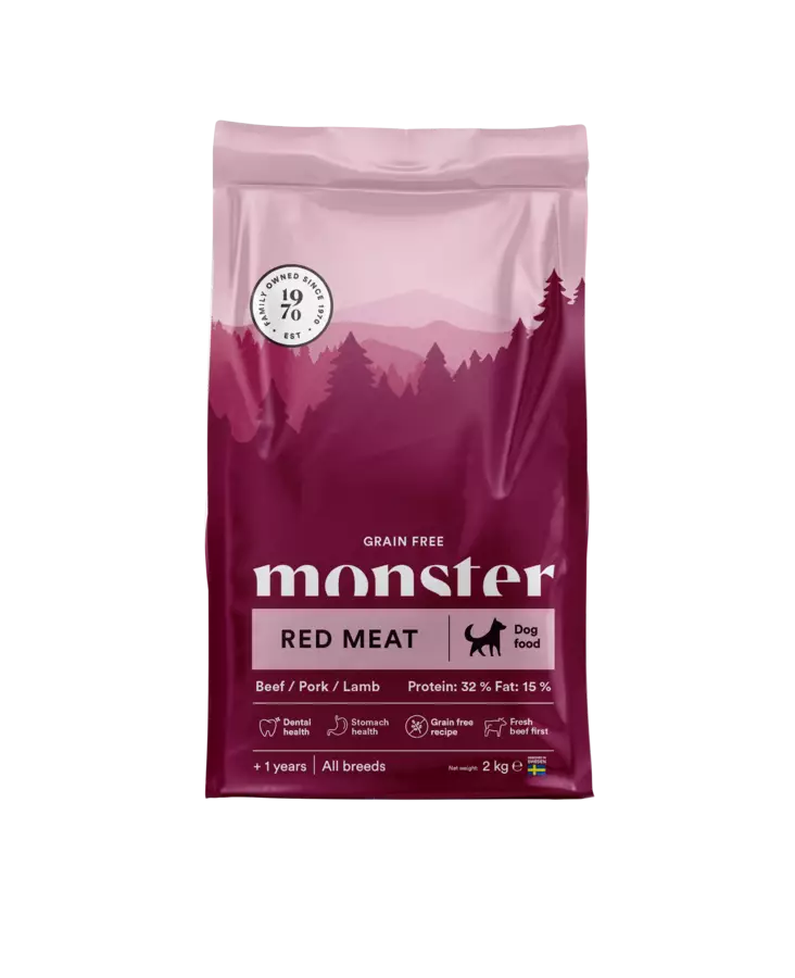 Grain Free Red Meat monster - Koiran kuivaruoat aikuisille koirille - 050783 - 1