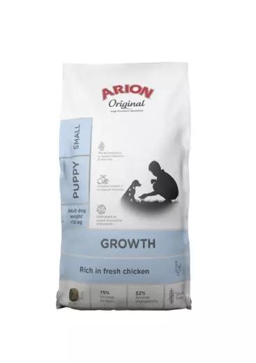 Growth Puppy Small rich in fresh chicken 2kg Arion - Kuivaruoat pennuille ja kasvatukseen - 048473 - 2