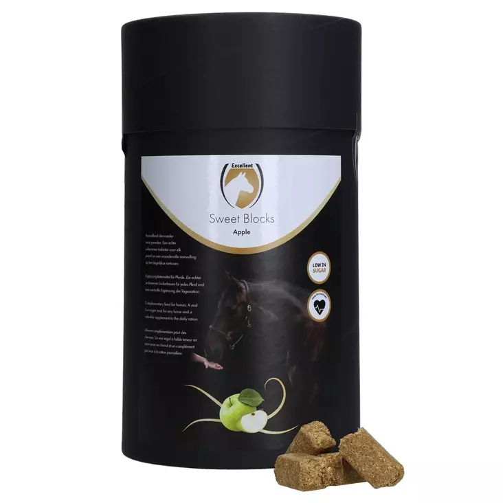 Heppanami Omena 3kg Sweet Block Excellent - Hevosen herkut - 033433 - 3