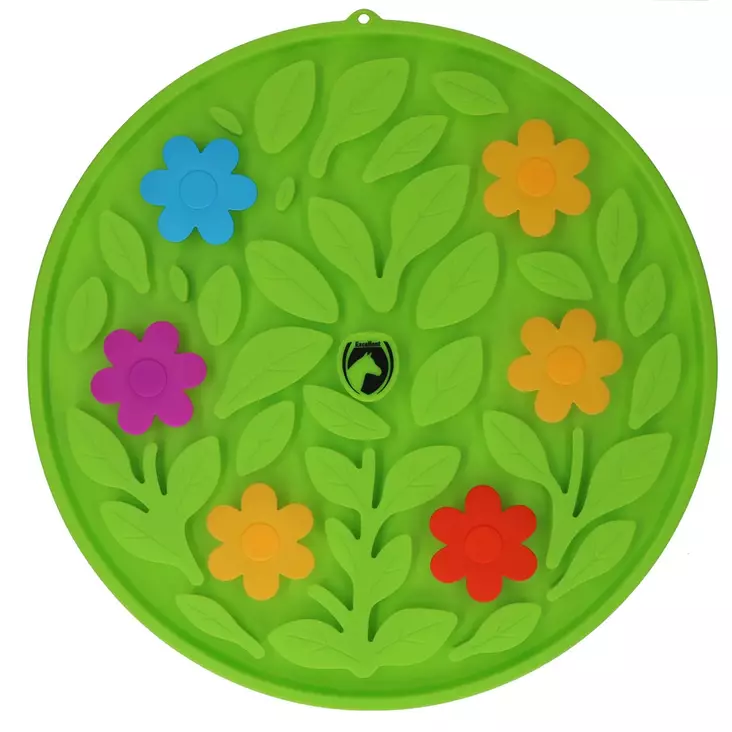 Hevosen aktivointimatto Flower Power 50cm vihreä Excellent - Hevosen lelut ja aktivointi - 054503 - 1