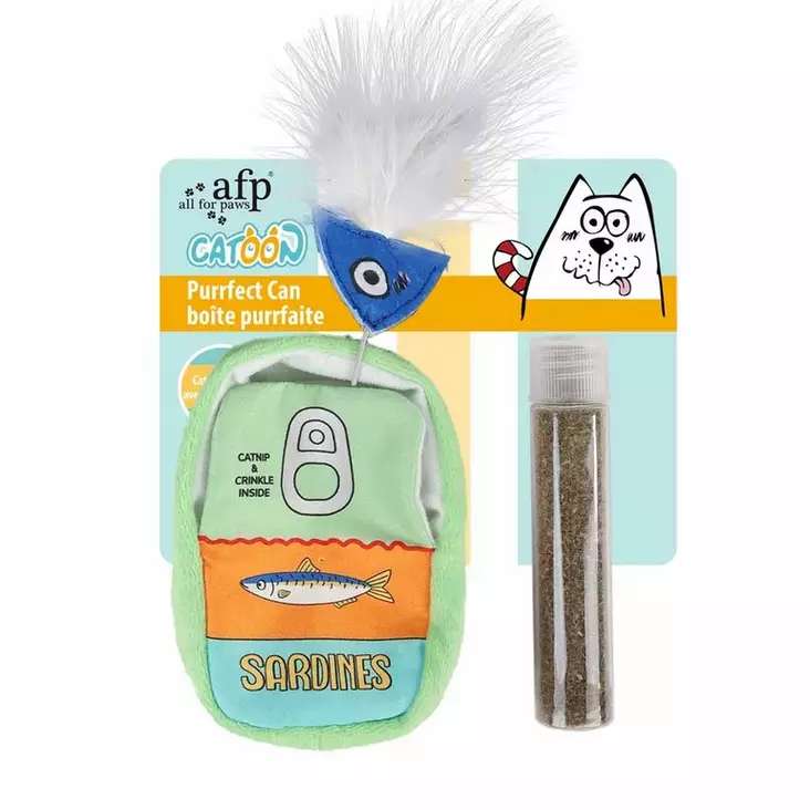 Pehmosäilyke Catoon Purrfect Can All For Paws - Kissan pehmolelut - 057153 - 1