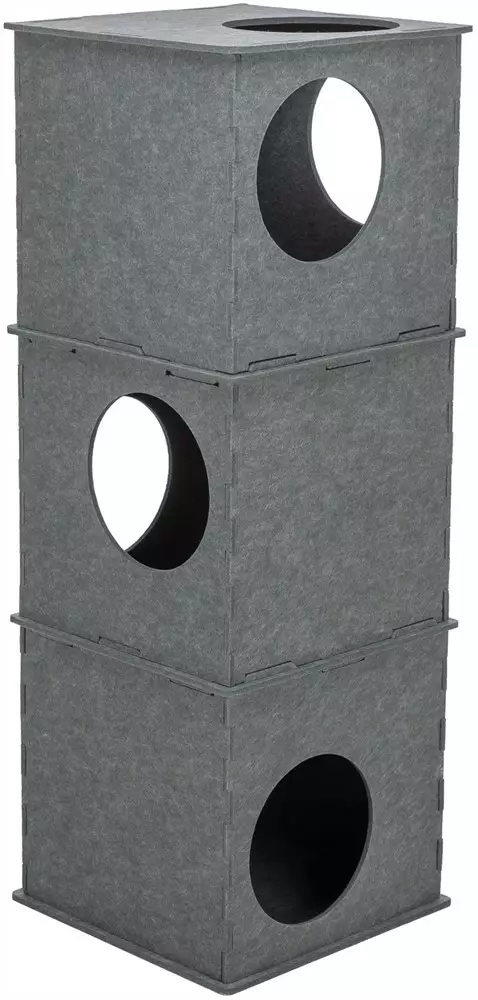 Huopatorni Nele 38x38x105cm harmaa Trixie - Kissan aktivointilelut - 059013 - 1