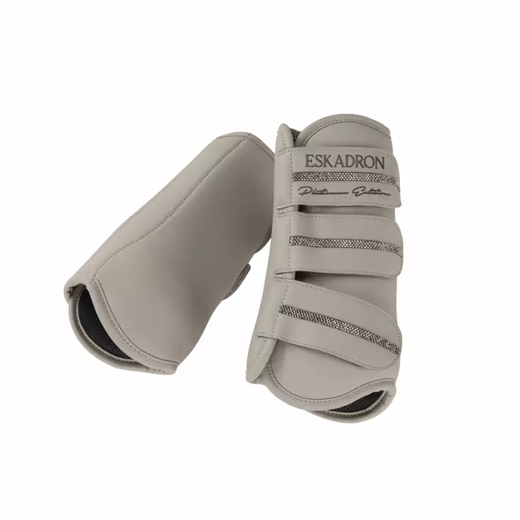 Jännesuojat All Round Faux Leather EJ FULL pale grey Platinum 26 Eskadron - Hevosen vuohis- ja hivutussuojat - 058083 - 1