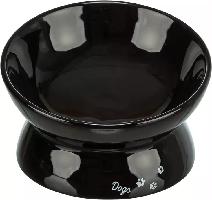 Keramiikkakuppi korotettu ø 17cm/3,5dl musta Trixie - Koiran keramiikkakupit - 058003 - 1