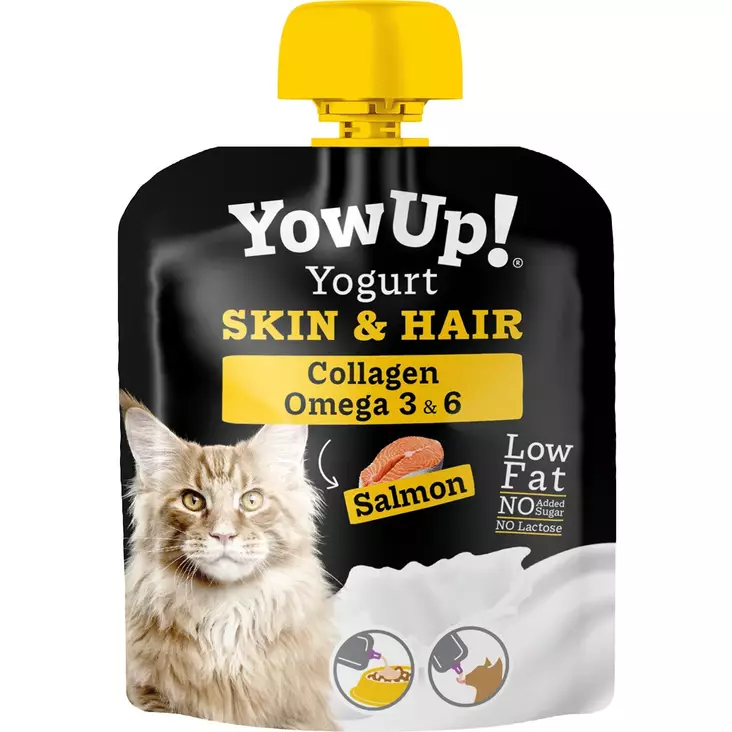 Kissan Jugurtti Skin & Hair lohi 115g YowUp! - Kissan herkut ja makupalat - 058013 - 1