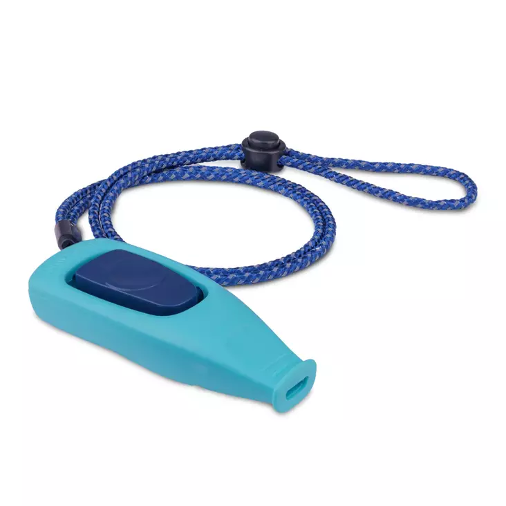 Klikkeri-pilli Whizzclick 8cm sini-turkoosi Coachi - Clickerit, kosketuskepit, pillit - 059053 - 1