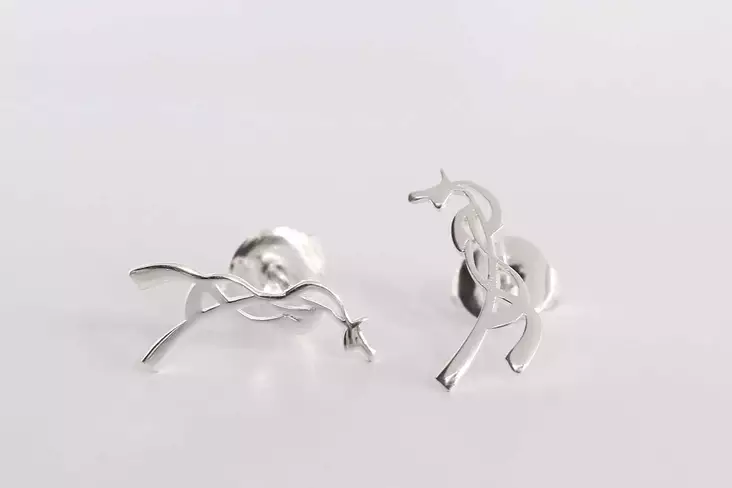 Korvakorut Milly hopeiset Penelope - Lahjatavarat - 034413 - 1