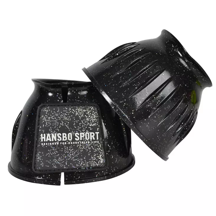 Kumiputsit Glitter musta tarrakiinnityksellä Hansbo Sport HS - Putsit, skalpparit ja kaviosuojat - 060003 - 1