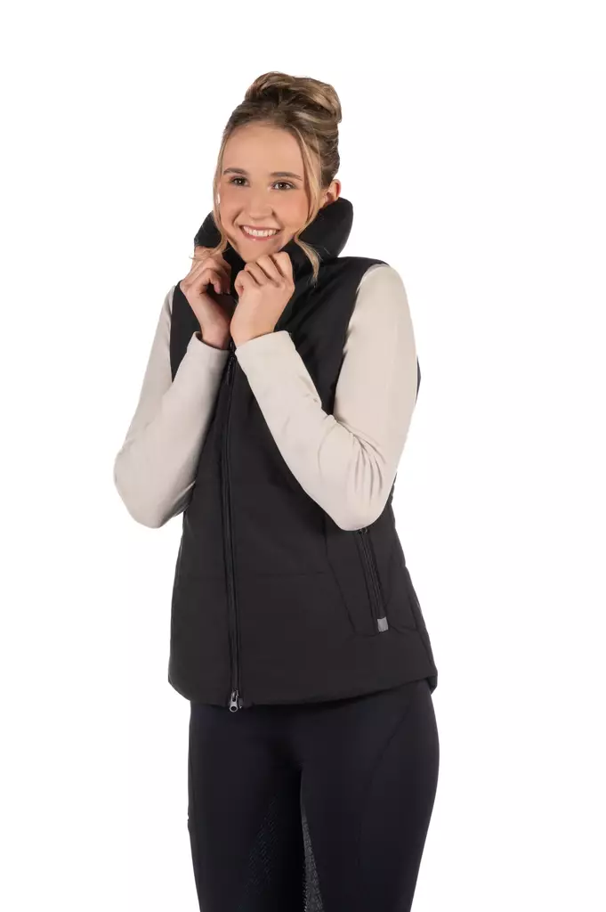 Lämmitettävä liivi Canada Style akulla musta HKM-sports - Ratsastustakit ja -liivit - 054103 - 1