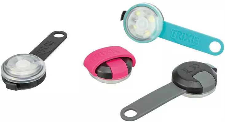 LED vilkkuvalo USB-ladattava 3x8cm värimix Trixie - Koiran heijastimet ja turvavalot - 043883 - 1