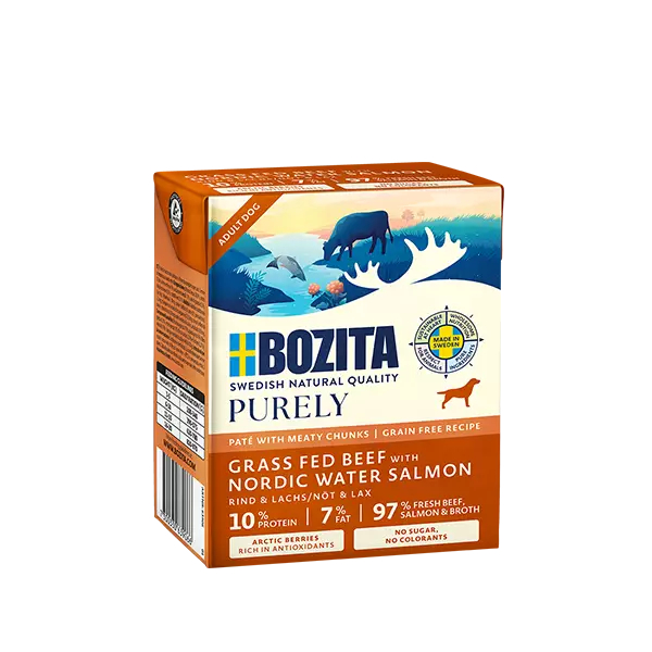 Lohi 370g Purely Pate Bozita Dog - Koiran säilykkeet aikuisille koirille - 051543 - 1