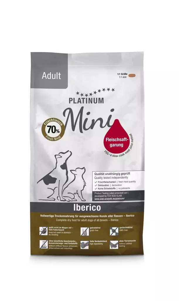 Mini Adult Iberico 900g Platinum - Koiran kuivaruoat aikuisille koirille - 048443 - 1