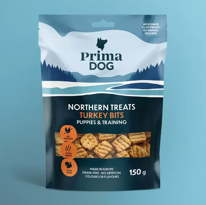 Namipala Northern Treats Turkey Bits Puppies & Training 150g PrimaDOg - Koiran herkut ja makupalat - 057273 - 1