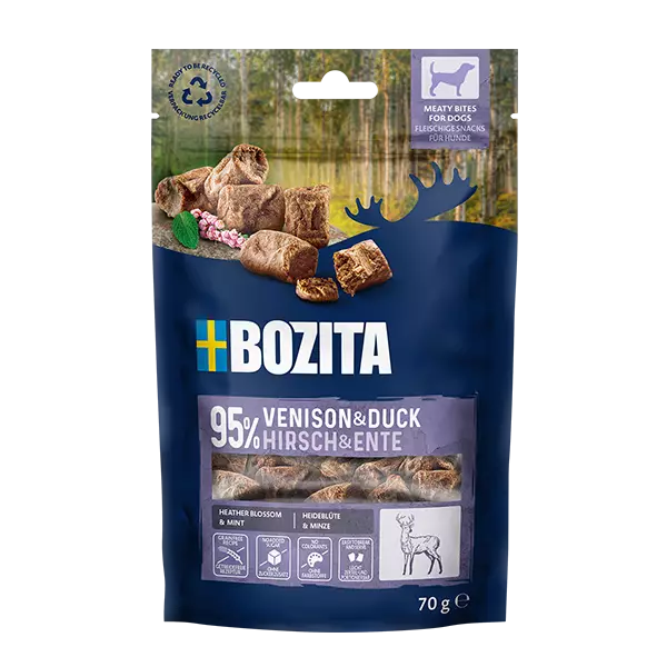 Namipala Venison & Duck Meaty Bites 70g Bozita - Koiran herkut ja makupalat - 051533 - 1