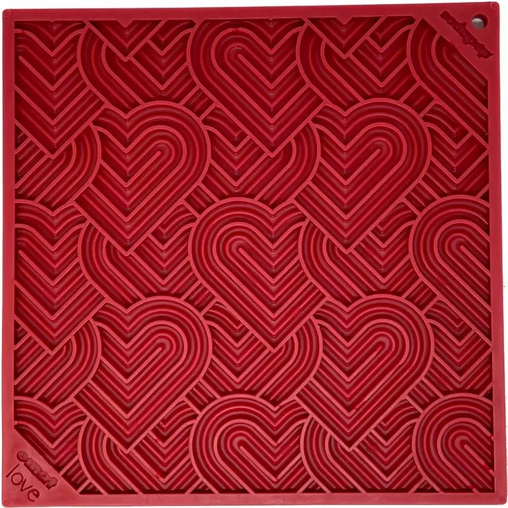 Nuolumatto Heart Design LOVE 20x20cm punainen SodaPup - Koiran aktivointilelut - 052473 - 1