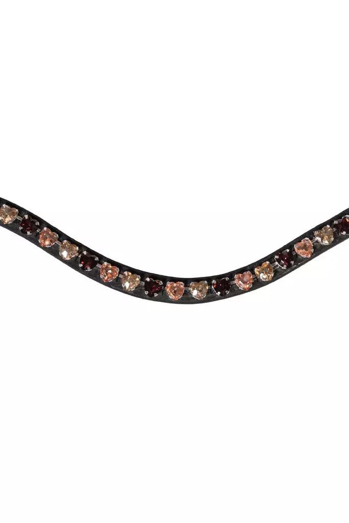 Otsapanta Amour black - brown - taupe - champagne HKM-sports - Hevosen otsapannat - 056863 - 1
