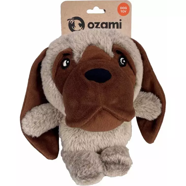 Pehmomopsi 40cm ruskea OZami - Koiran pehmolelut - 057123 - 1