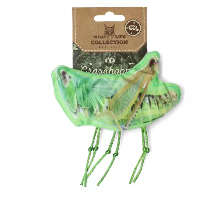 Pehmoheinäsirkka kissanmintulla Wild Life - Kissan hiiret, linnut, perhoset ym. - 055853 - 1