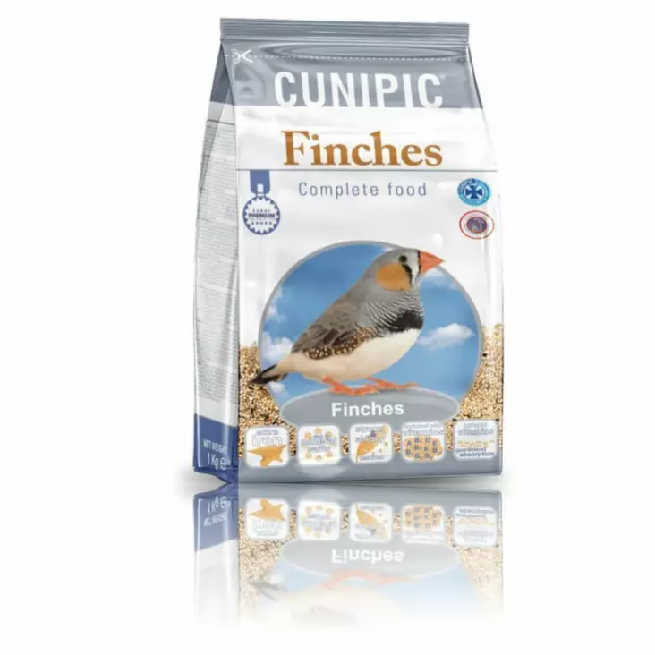 Peipon ruoka Finches 1kg Cunipic Premium - Lemmikkilintujen ruoka - 051283 - 1