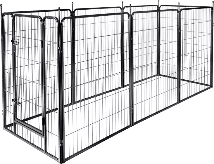 Pentuaitaus Zecta M 205x96x100cm musta Flamingo - Koira-aitaukset - 051513 - 1