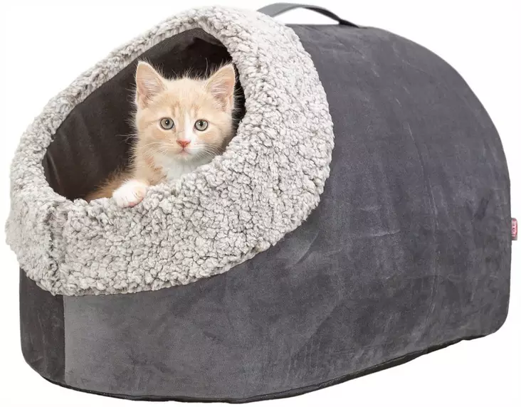 Pesäiglu Calida 50x30x35cm harmaa Trixie - Kissan pesä-, iglu- ja riippupedit - 050343 - 1